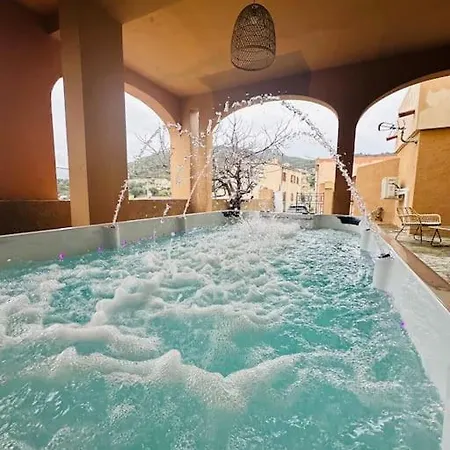 Authentique Vue Montagnes Avec Grand Patio Et Jacuzzi Chauffe Apartament Santa-Reparata-di-Balagna